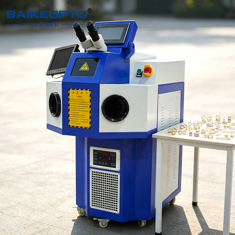 Industrial Yag Laser - BK‑YJW300 300W YAGレーザー宝飾品溶接機器 産業用スポット溶接機 リング、ネックレス、イヤリングの修理用