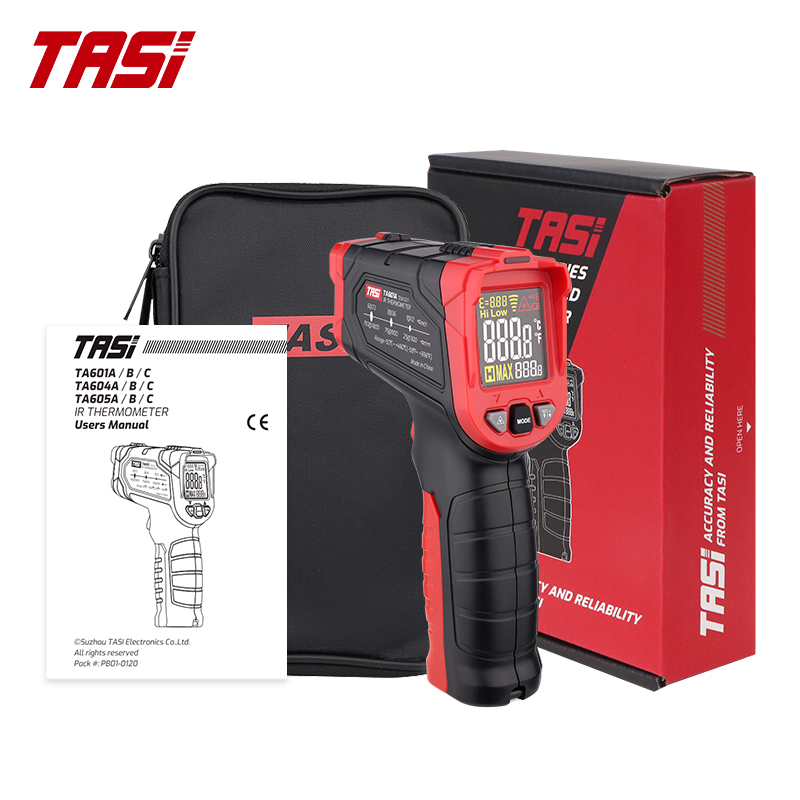 Industrial Infrared Laser - TASI TA601A、TA601B、TA601C 赤外線温度計、レーザー式赤外線温度計、非接触型デジタル温度計、産業用測定ツール