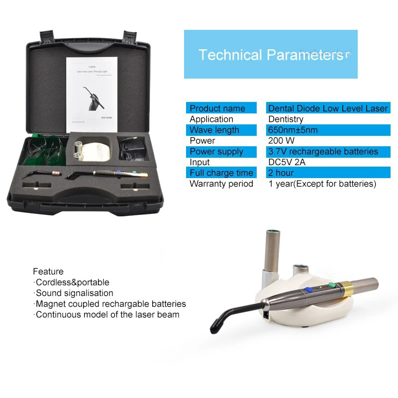 ワイヤレスF3WW歯科用ダイオードレーザーシステム光活性化ヒ - Diode Laser Module のレビューと価格