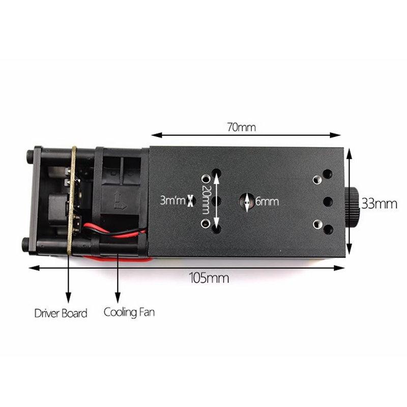 405nm～850nm フォーカス調整可能なヘッド 赤、緑、 - Diode Laser Module のレビューと価格