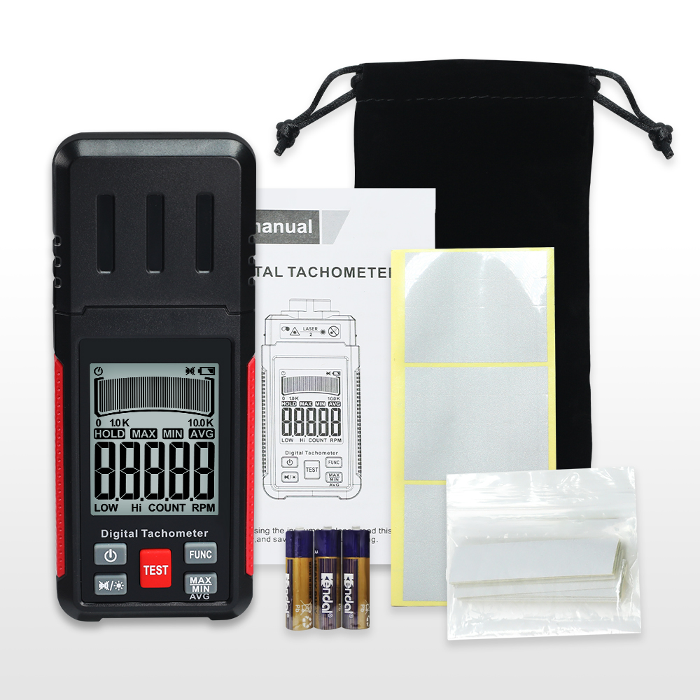 デジタル高精度タコメーター非接触テスター RPM レーザー  - Industrial Laser Tachometer のレビューと価格