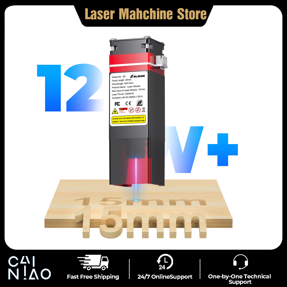ELIDOR Z6 6W/12Wレーザーモジュールアップグレ - Diode Laser Module のレビューと価格