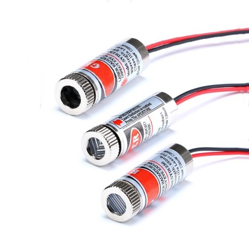 650nm 5mW 赤色点/線/十字レーザーモジュールヘッド - Diode Laser Module のレビューと価格