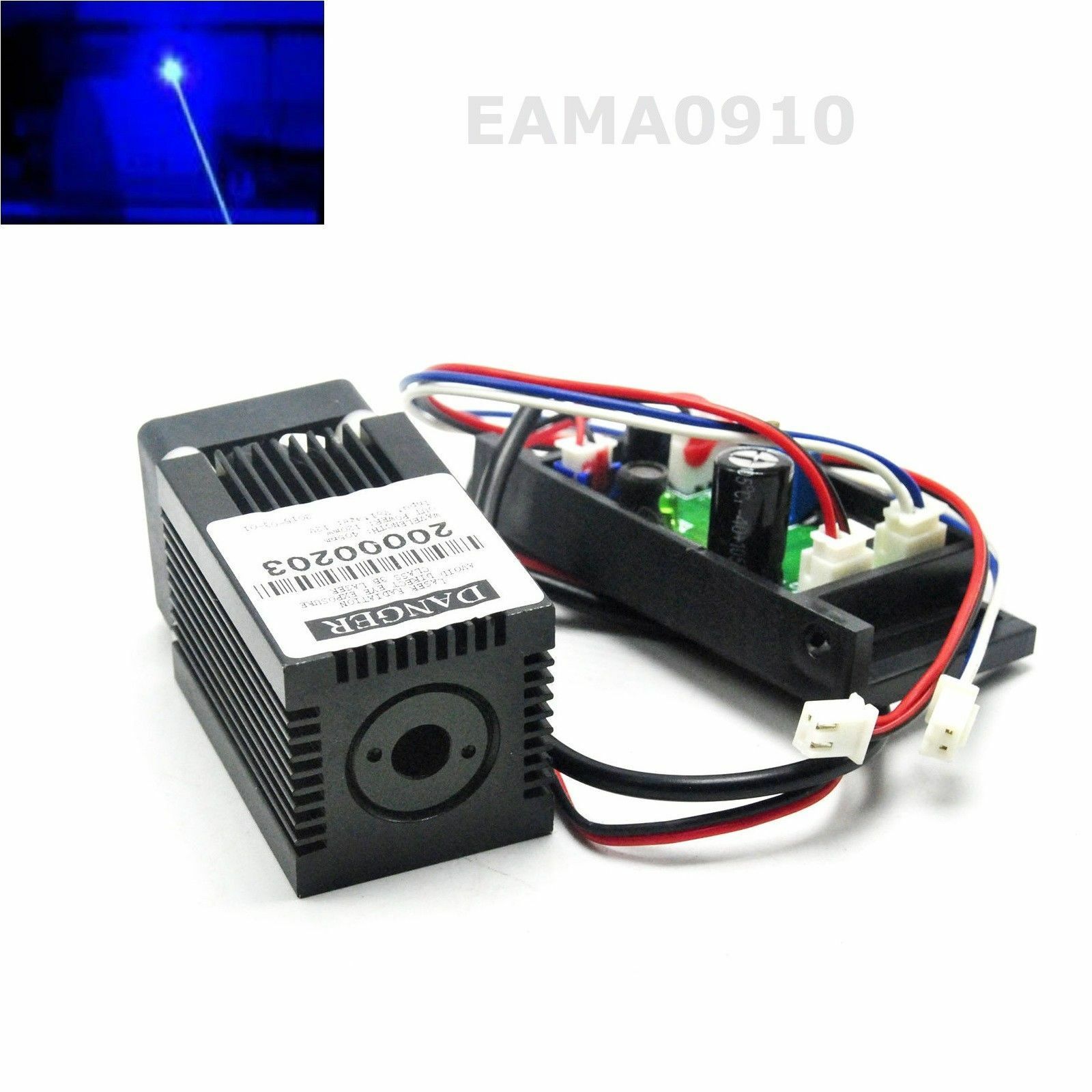 445nm 450nm 300mW 12V ブルードットレー - Diode Laser Module のレビューと価格