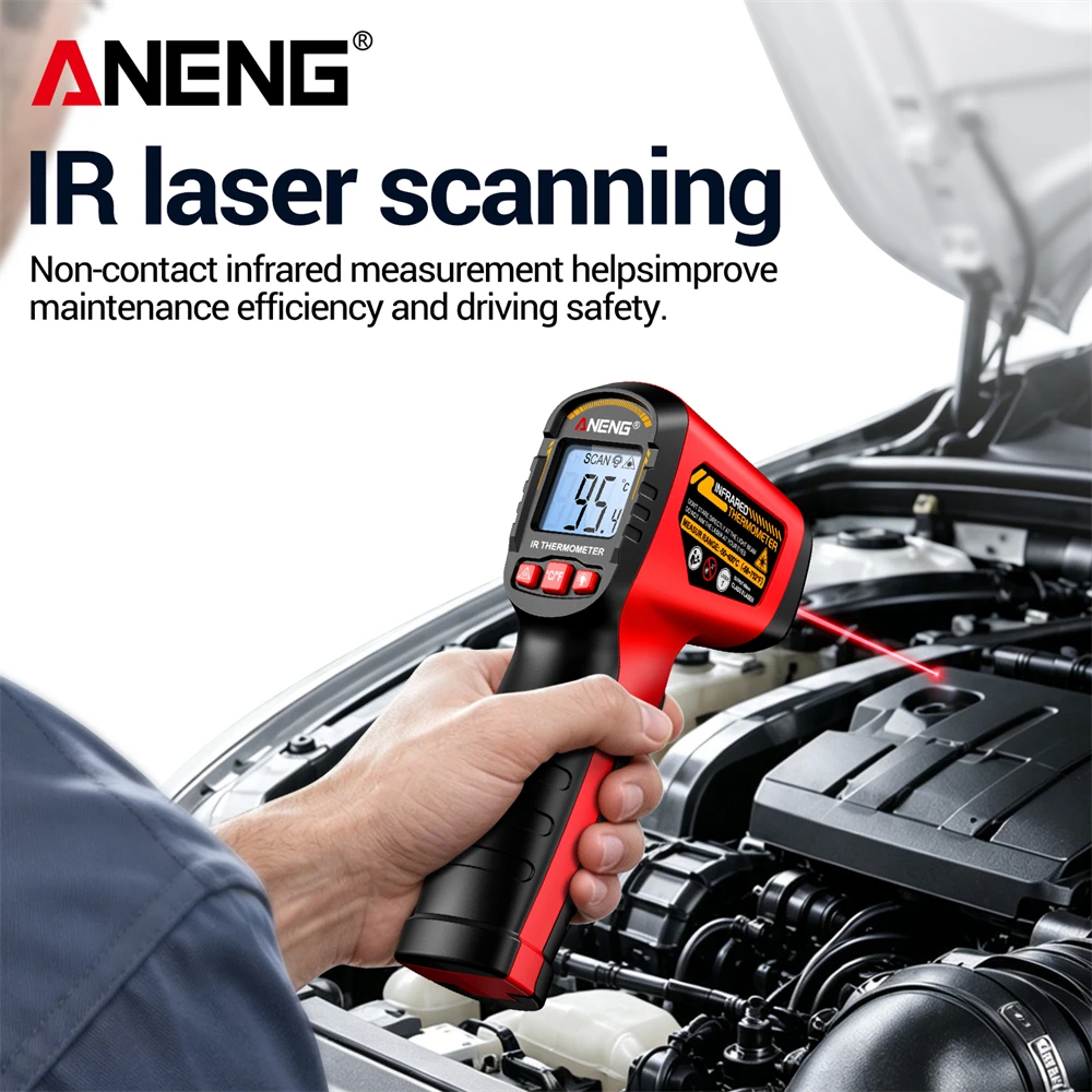 ANENG TH204 非接触型赤外線温度計 ハンディ型レー - Industrial Infrared Laser のレビューと価格