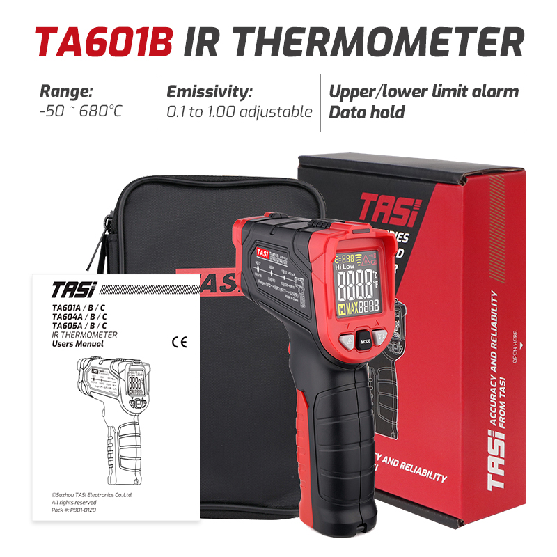 TASI TA601A、TA601B、TA601C 赤外線温 - Industrial Infrared Laser のレビューと価格